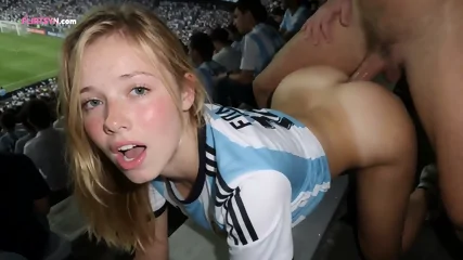 IA Argentine Girl Public Sex: She Spreads Her Legs Wide On The Bleachers, Whispers "We Won, Now Fuck Me Hard" - EPORNER • top rare • FapNest